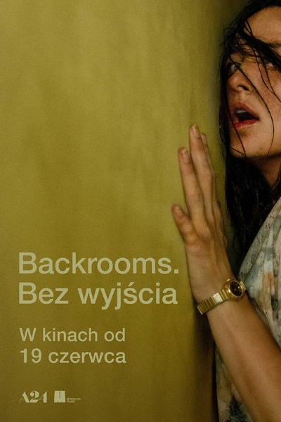 Event poster:  BACKROOMS. BEZ WYJŚCIA 