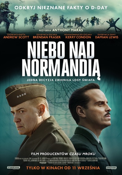 Event poster:  NIEBO NAD NORMANDIĄ 