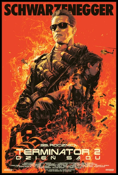 Event poster:  TERMINATOR 2 DZIEŃ SĄDU 