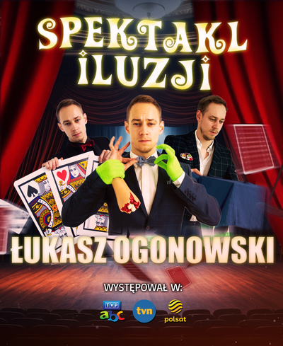 Event poster:  FAMILIJNY SPEKTAKL ILUZJI