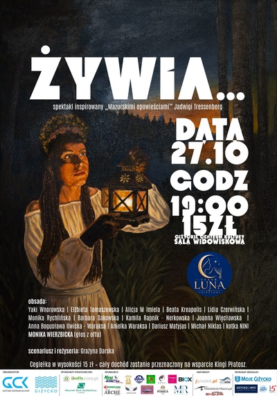 Event poster:  ŻYWIA...