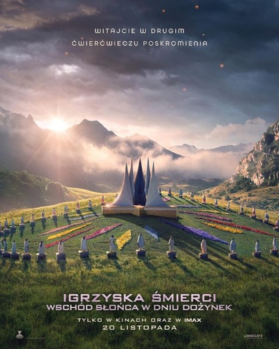 Plakat wydarzenia:  IGRZYSKA ŚMIERCI: WSCHÓD SŁOŃCA W DNIU DOŻYNEK  DUBBING